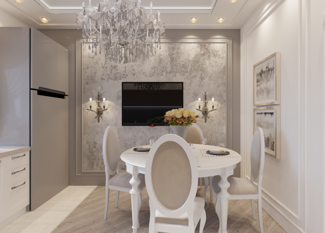 Кухня в неоклассике