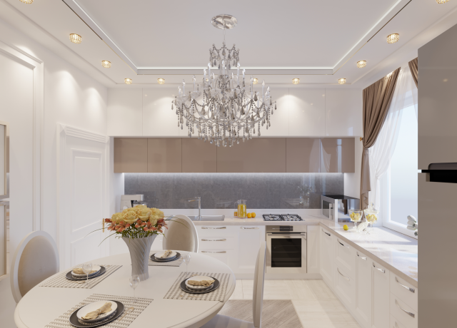 Кухня в неоклассике