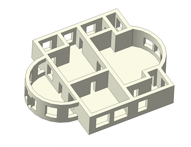 3D модель здания