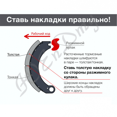 Ставь накладки правильно!