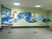 Оформление холла в колледже им.Карла Фаберже