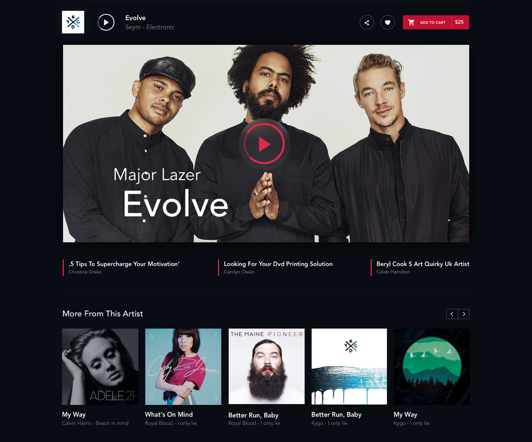 Concept of Platform for Beat Makers