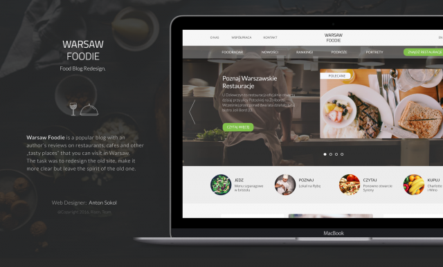 Warsaw Foodie Redesign