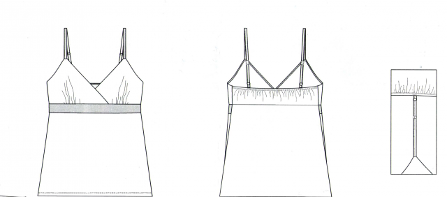 технический эскиз майка