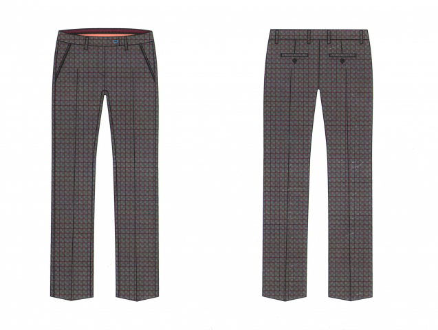 Технический эскиз брюк