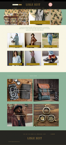 Design website for Lisle Suit