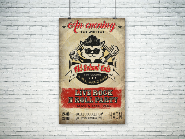 Poster/logo for music group