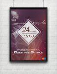 Плакат для турнира по Counter-Strike