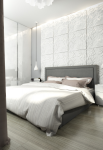 Интерьер 3-хкомнатной квартиры. Спальня