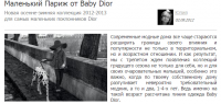 Маленький Париж Dior