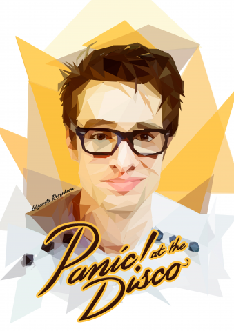 Polyart Brendon Urie (Panic! At the Disco)