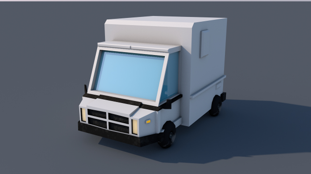 Фургон lowpoly