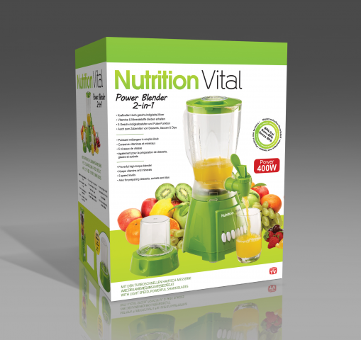 Дизайн упаковки блэндера Nutrition Vital