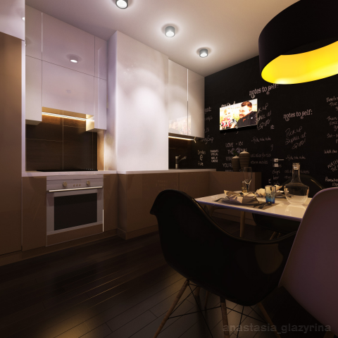 Дизайн-проект кухни в современном стиле