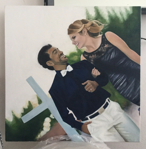 Портрет маслом на заказ по фото