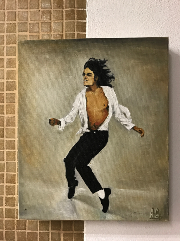 Арт портрет маслом