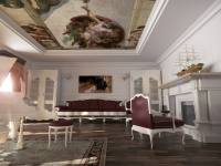 Интерьер в стиле позднего барокко