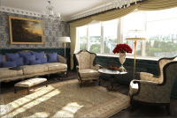 Интерьер отеля "Роскошный"