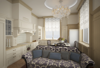 Кухня-столовая-гостиная