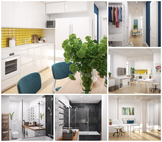 Проект квартиры 40кв.м