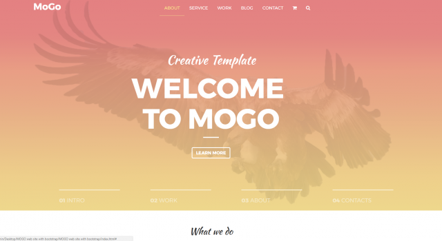 Вебсайт MOGO (Адаптивный)