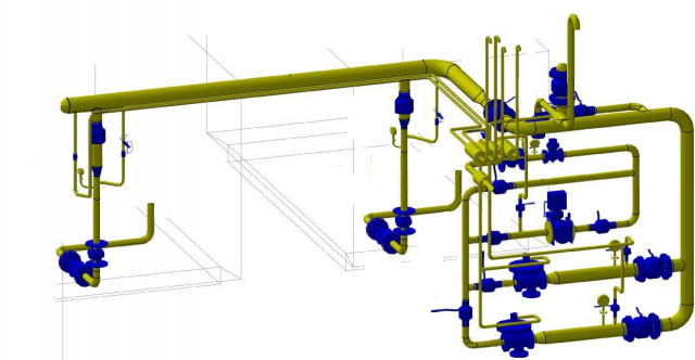 Газоснабжение модульной Котельной