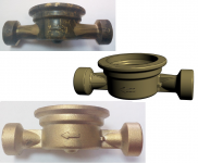 3D модель - корпус водосчётчика - штамповка + фото