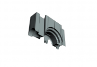 3D модель пуансона вырубного штампа