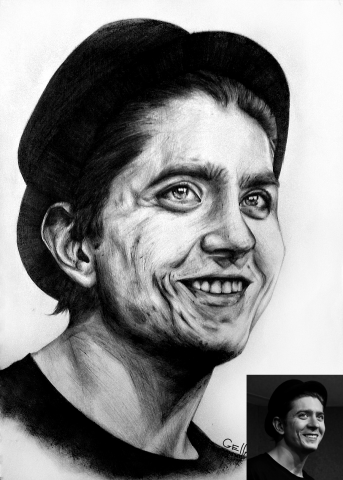 Портрет ручкой