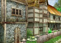 Деревня для компьютерной игры 2