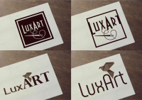 Логотип для дизайнера одежды "LuxArt"