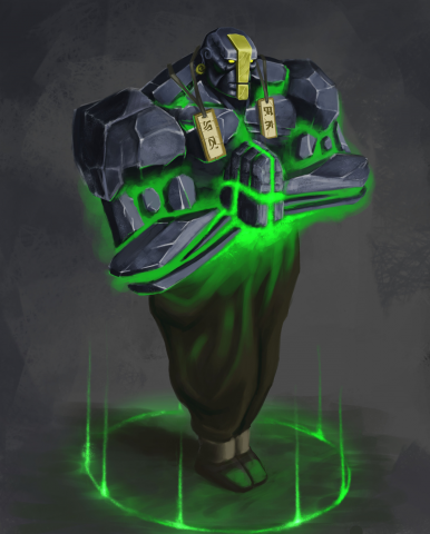 fan art earth spirit DOTA2