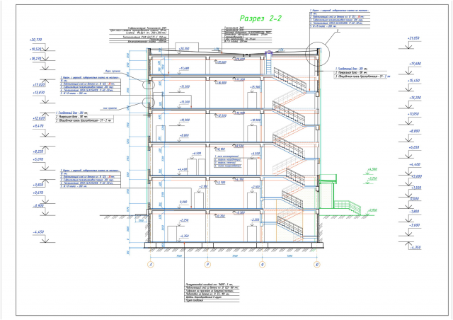 Разрез объекта