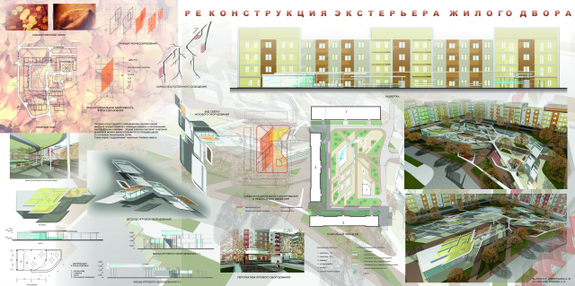Реконструкция жилого двора