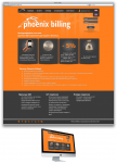 Дизайн главной страницы сайта Phoenix billing