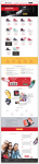 Landing Page продажа кед Converse