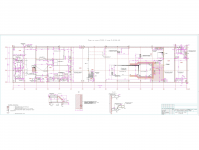 Autocad. План части нежилого помещения.