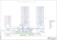 Схема систем пожаротушения офисного здания с апартаментами