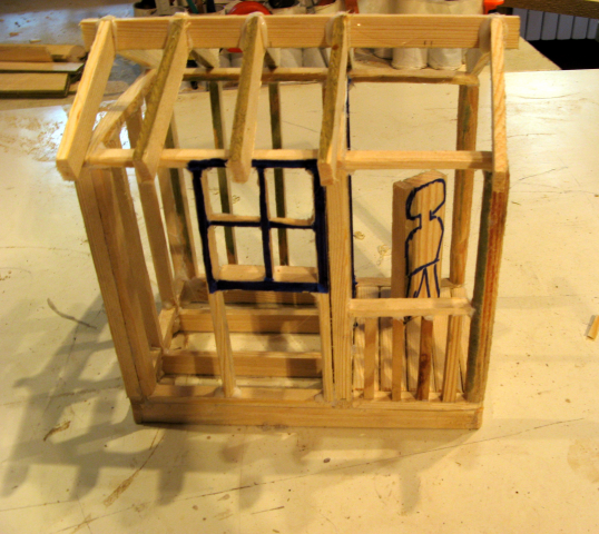 Модель детского игрового домика