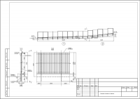 Конструкция ограждения из профлиста