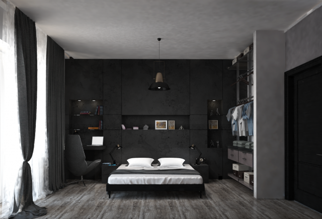 Спальная комната в стиле нео-классика