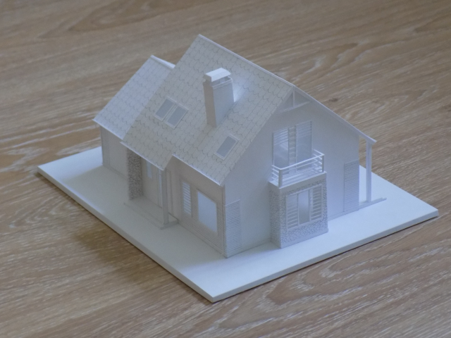 макет жилого дома
