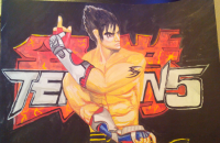 картина гуашью