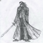 Человек в плаще