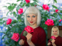 замена фона