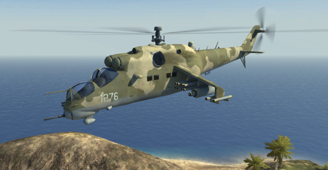 Текстура для МИ-24 (desert) по боевому прототипу