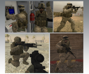 Текстуры бойцов ВМФ США для игры Battlefield 2