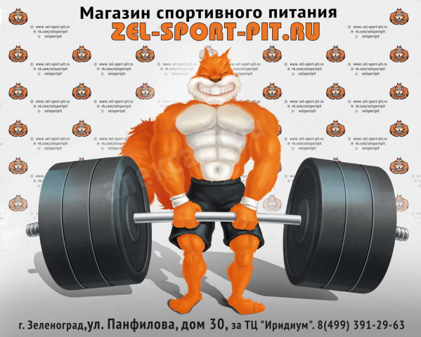 Брендволл с фирменным персонажем