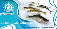 Баннер для рыбного магазина