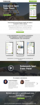 Дизайн Lending page мобильного приложения "Endomondo"